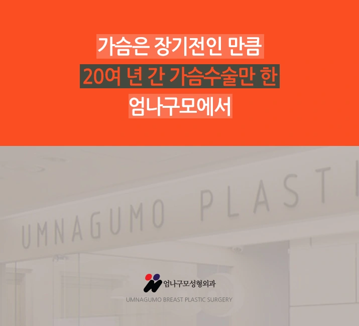 엄나구모 정보글>> 대표원장님께 직접받는 나만의 디자인 가슴성형 안내 이미지