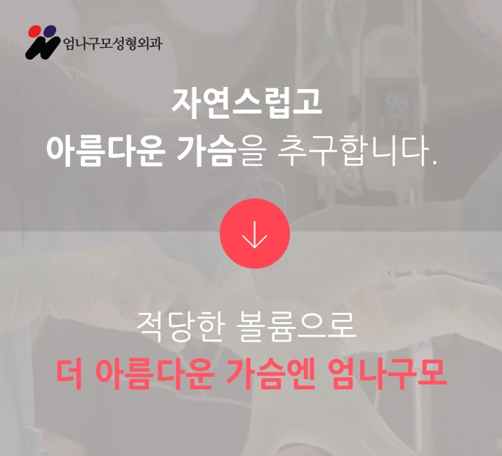 엄나구모만의 가슴수술 원칙!! 안내 이미지