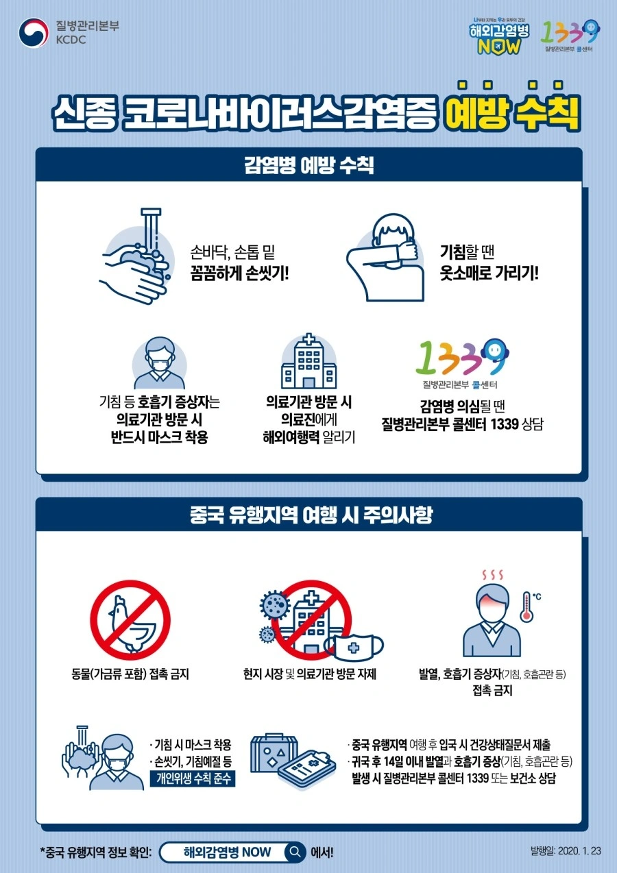 중국우한폐렴 코로나바이러스 알고있어야 합니다. 안내 이미지
